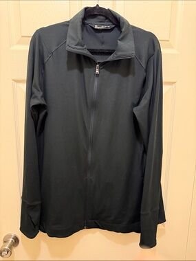 Unisex Black Full-Zip Jacket
